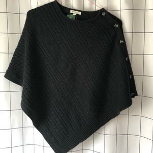 Orvis sweater poncho